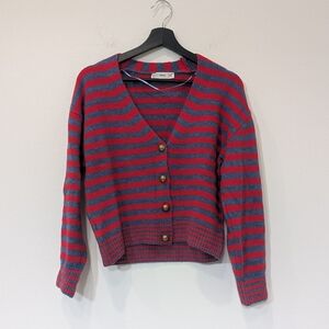 Mango Striped Cardigan